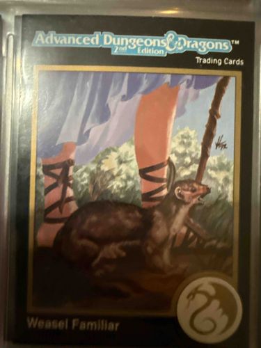 1992 Advanced Dungeons & Dragons 2nd Edition Trading Card: Weasel Familiar