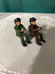Cast Iron Toy Driver Figurines (Set of 2)