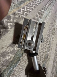 Camera Leveling Base / Quick Release Plate with Integrated Bubble Level