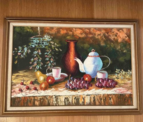 Impressionistic Still Life Oil Painting