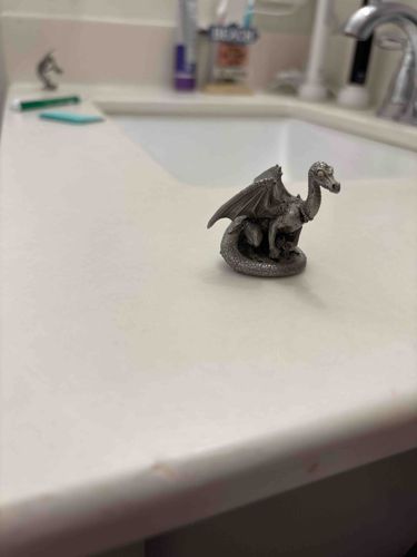 Pewter Dragon Figurine