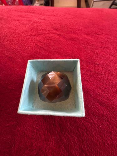 Faceted Tiger's Eye Gemstone