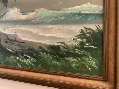 Seascape Oil Painting by S. Newton
