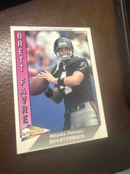 1991 Pacific Brett Favre Rookie Football Card Atlanta Falcons