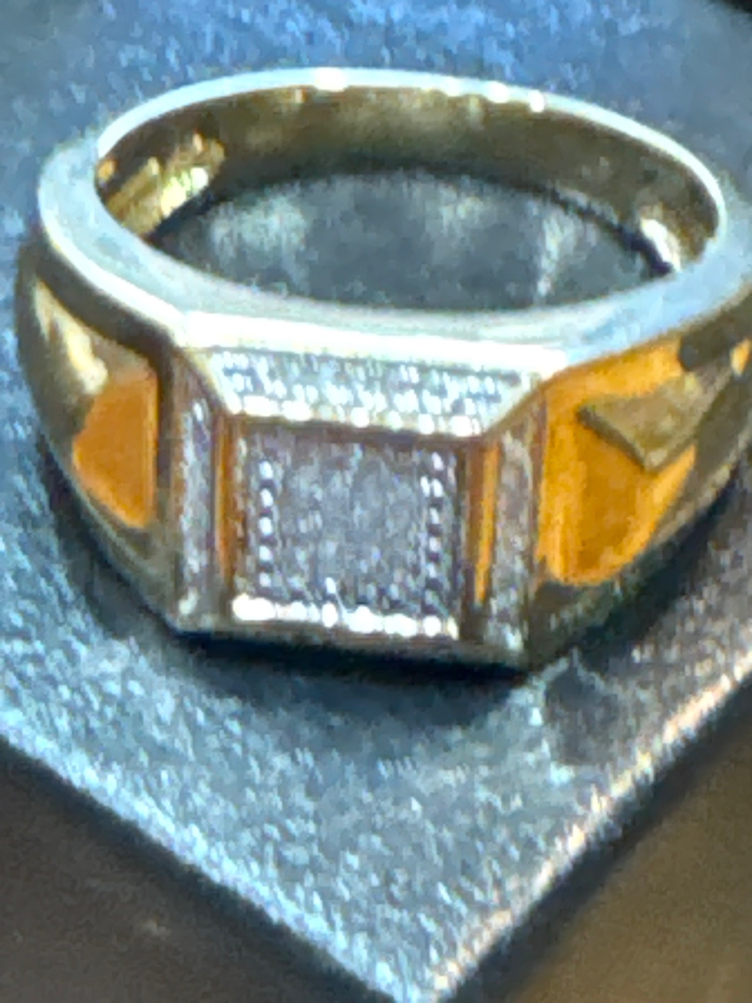 Submitted photo of Gold gemstone ring