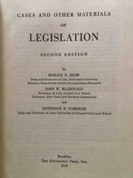 Cases and Other Materials on Legislation, Second Edition (1959)