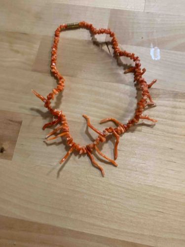 Vintage Natural Branch Coral Necklace
