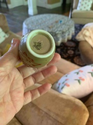 Miniature Japanese Ceramic Vase (or Thimble)