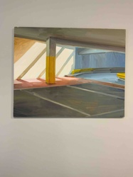 Painting of a Parking Garage Interior