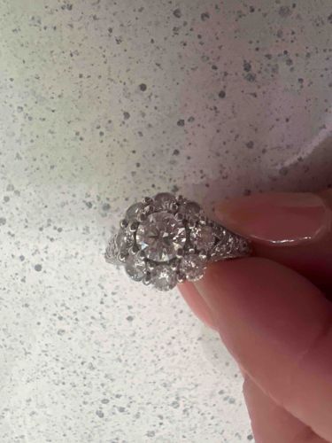 Diamond Cluster Ring