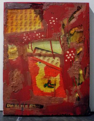 Untitled Mixed Media Assemblage on Panel