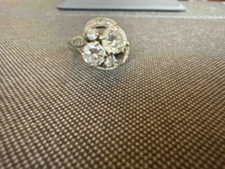 Vintage Multi-Stone Diamond Cocktail Ring