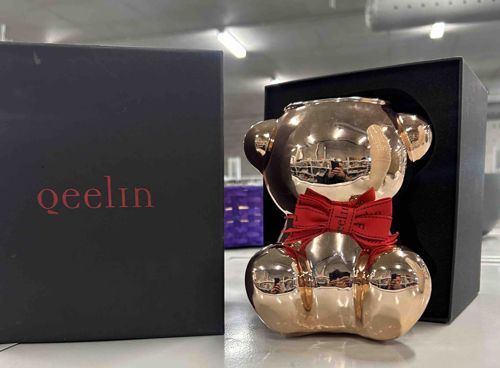 Qeelin Wulu Bear Desk Figurine