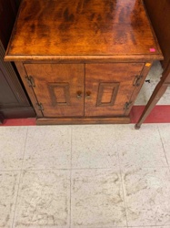 Vintage Oak Two-Door Cabinet