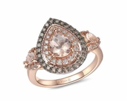 Le Vian Morganite and Diamond Cocktail Ring