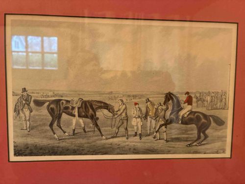 Antiquarian Horse Racing Engraving - 'The Start'