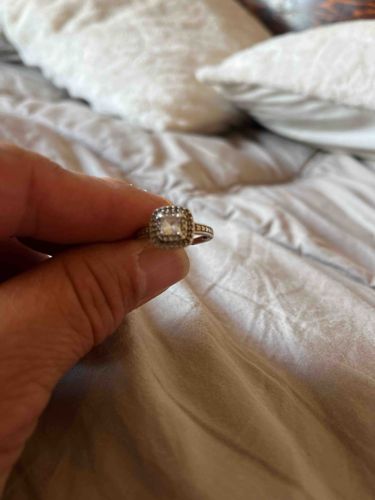 Princess Cut Halo Engagement Ring