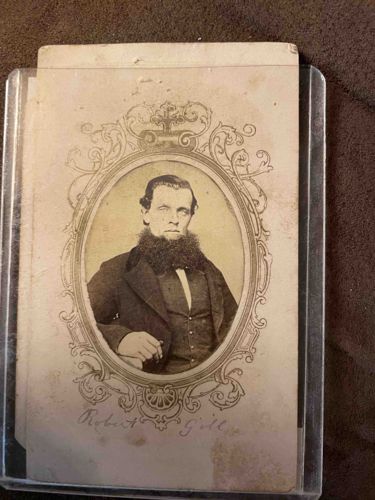 Cabinet Card (Carte de Visite) of Robert Gill