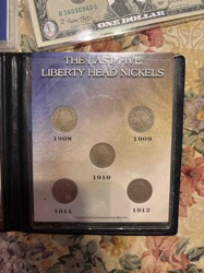 "The Last Five Liberty Head Nickels" Collector's Set