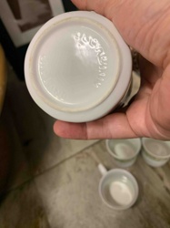 Ceramic Mug Base with 'Made in Ireland' Mark
