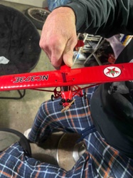 Red Texaco Piper J-3 Cub Model Airplane