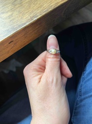 Vintage Pearl and Diamond Accent Ring