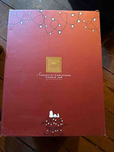 Snoopy's Christmas Cookie Jar (in original packaging)