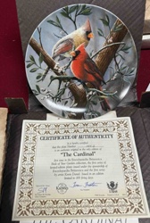 The Cardinal by Kevin Daniel Limited Edition Collector Plate