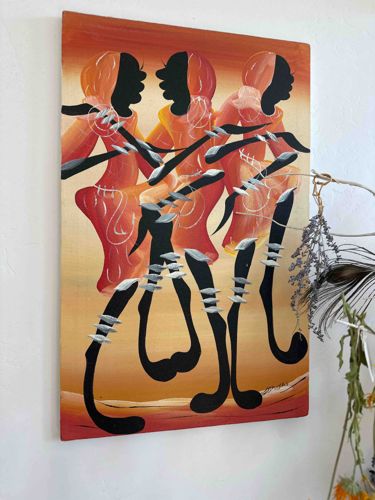African Dancers Painting