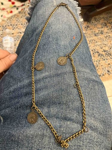Coin Charm Necklace