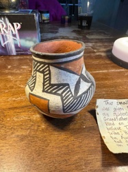 Pueblo Pottery Jar/Small Bowl