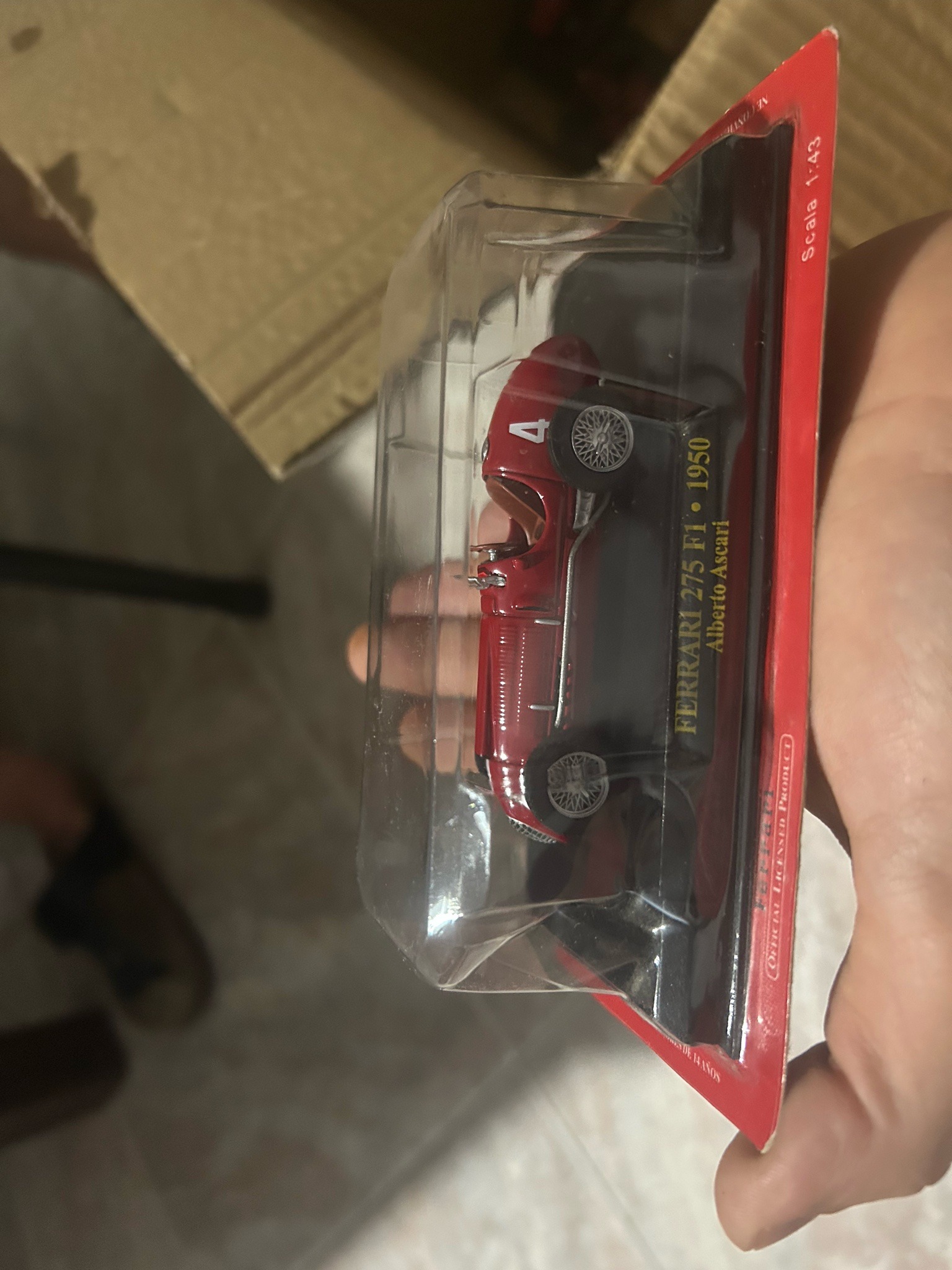 Submitted photo of Ferrari 275 F1 1950 die-cast model car (not authenticated)