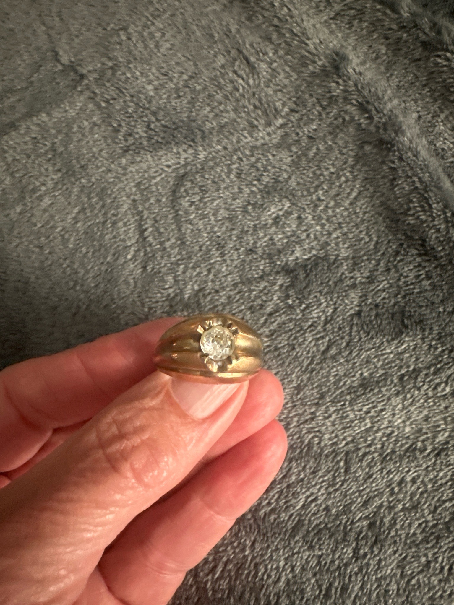 Submitted photo of Gold diamond ring