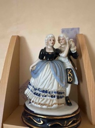 Porcelain Dancing Couple Figurine