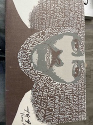 Typographic Portrait Canvas Art by Young Viame
