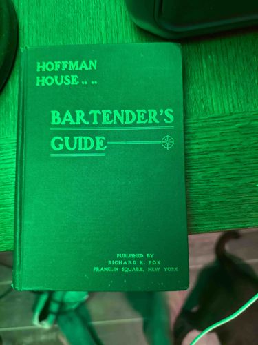 Hoffman House Bartender's Guide Book