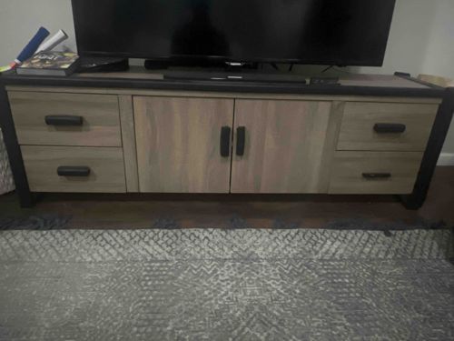 Modern Industrial Media Console