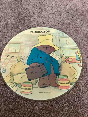 Paddington Bear Illustrated Glass Plate (1982)