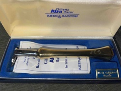 Gillette Atra Razor by Reed & Barton (18Kt. Gold-Plated)