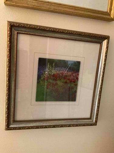 Framed Floral Impressionist Art Print