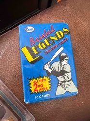 Pacific Baseball Legends 2nd Series Trading Cards Pack