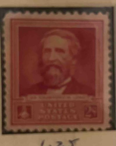 U.S. Postage Stamp, Ulysses S. Grant, 1890-1893 Regular Issue, 25-Cent Bister