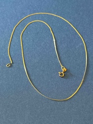 17-inch 14k Yellow Gold Box Chain Necklace