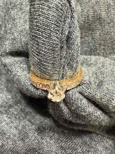 Gold and Diamond Wedding Ring