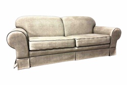 Traditional Two-Seat Upholstered Sofa