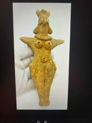 Syro-Hittite Terracotta Fertility Goddess Worshipper Figure