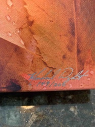 Limited Edition Canvas Print with Simulated Water Droplets by Kendall Scott/Schott
