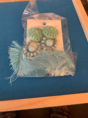 Bohemian Style Tassel and Beaded Drop Earrings