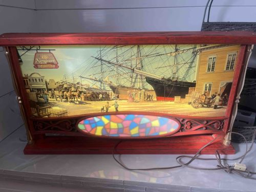 Vintage Narragansett Beer Lighted Harbor Motion Sign