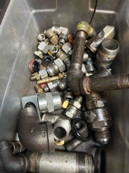 Assorted Plumbing and Industrial Pipe Fittings and Adapters